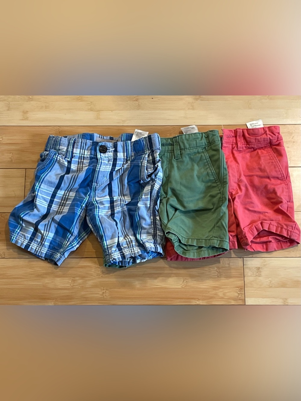 LIKE NEW! BUNDLE! 3 PAIRS! H&M Kids Toddler Play Shorts Sz 1 1/2 - 2